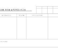 월개인별실적목표보고서